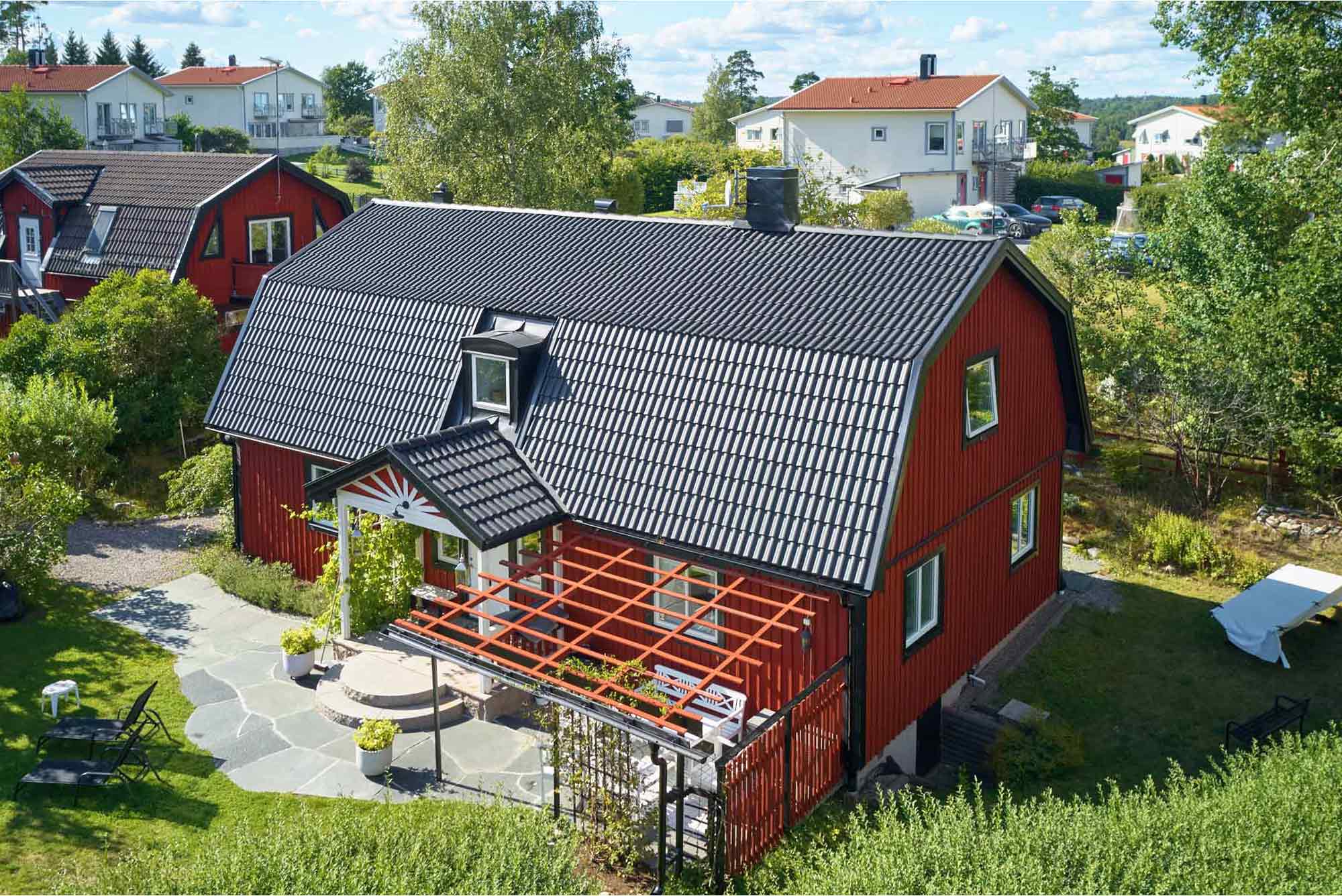 Villatak specialisten varmdo betongtegel svart