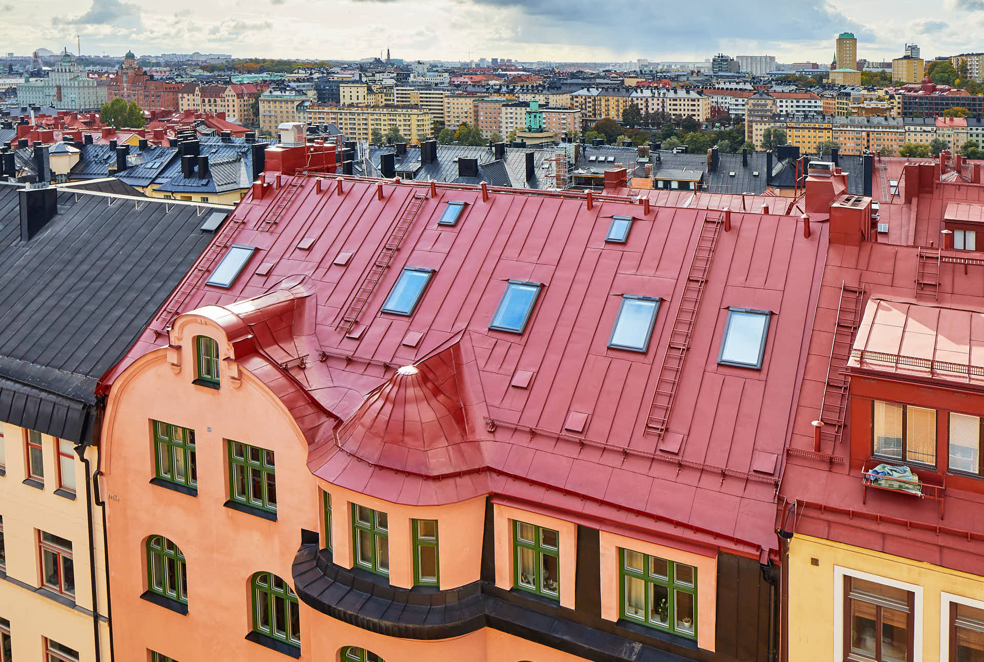 Liftfoto tomtebodagatan vy kundsholmen dmtak. Foto Martin Ekwall
